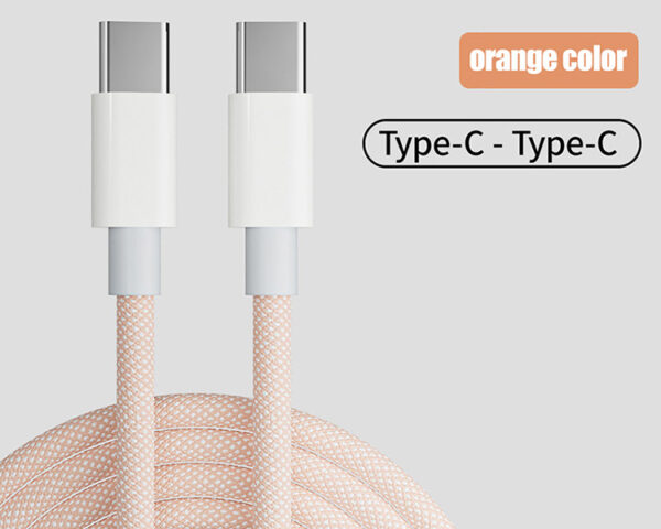 Câble tressé USB Type C vers USB C PD 60 W 3 A