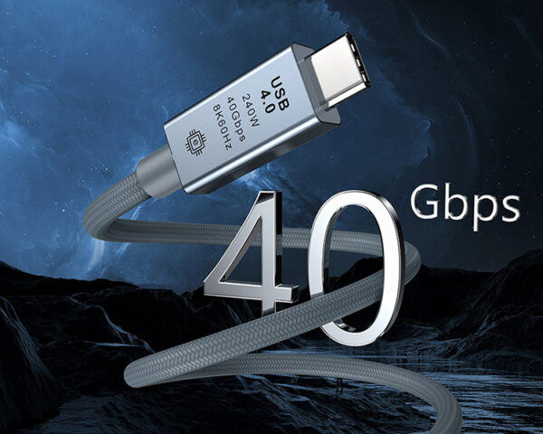 Câble USB4 à paire torsadée 40G haute vitesse - 图片 2