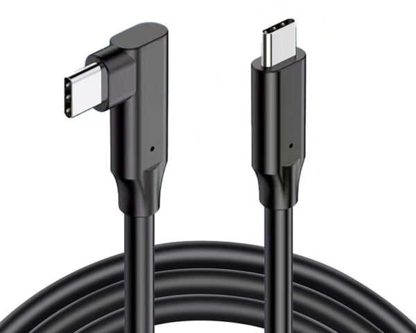 Câble USB 3.2 Type C tressé/TPE à 90 degrés - 图片 3