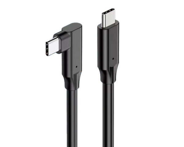 Câble USB 3.2 Type C tressé/TPE à 90 degrés - 图片 2