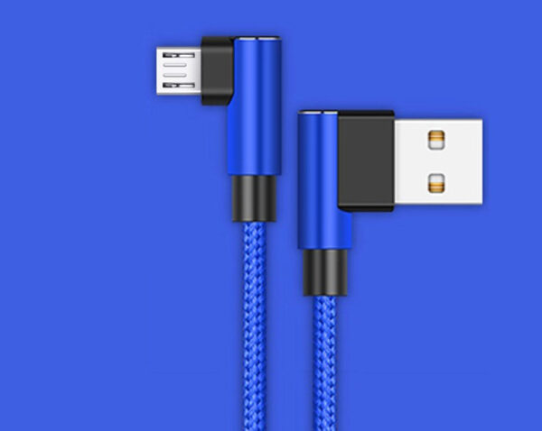 Câble USB A vers Micro Double 90° - 图片 2