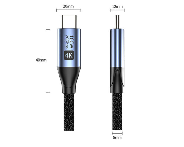 Le câble de données USB 3.2 entièrement fonctionnel prend en charge la projection 4K 20 Gbit/s - 图片 4