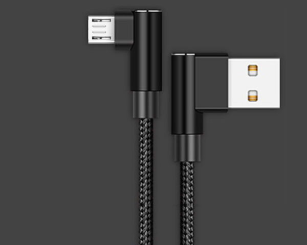 Câble USB A vers Micro Double 90° - 图片 4