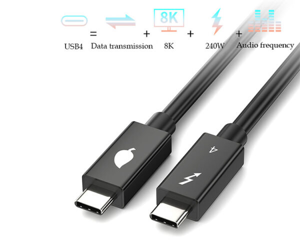 Câble de données USB4 PD240W 8K type C compatible Thunderbolt 4 - 图片 4