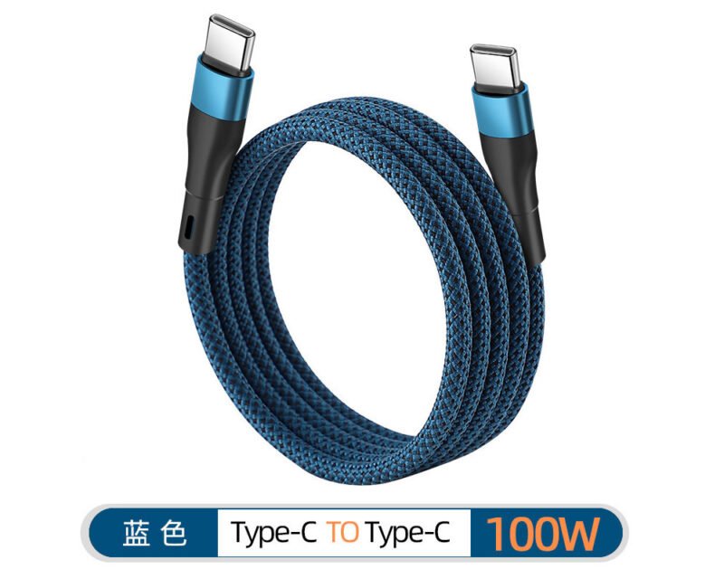 Magnetic absorption PD100W type-c data cable - Image 2