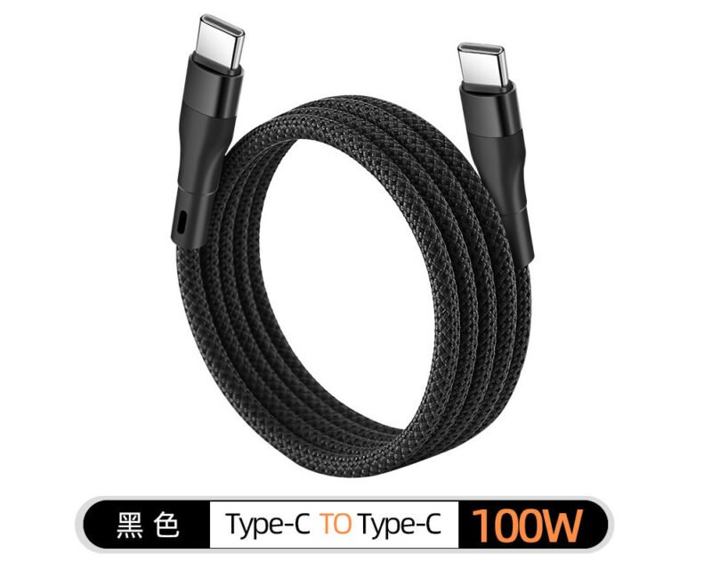 Magnetic absorption PD100W type-c data cable - Bilde 3