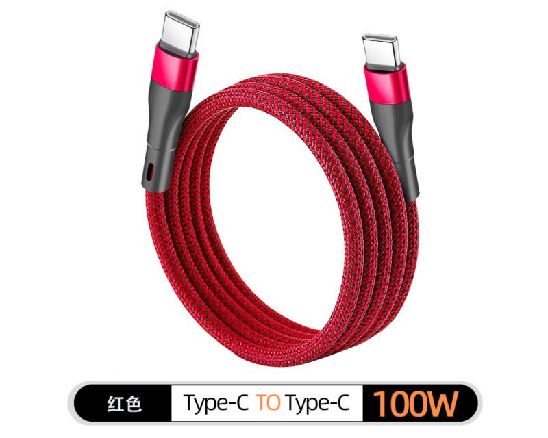 Magnetic absorption PD100W type-c data cable - Bilde 4