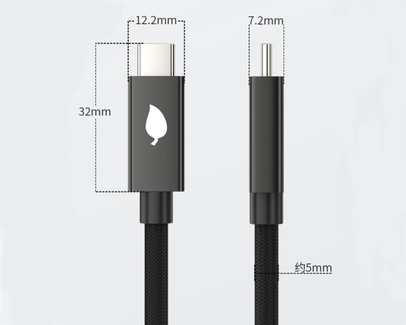 USB4 5A 8K PD240W type-c data cable - Afbeelding 3